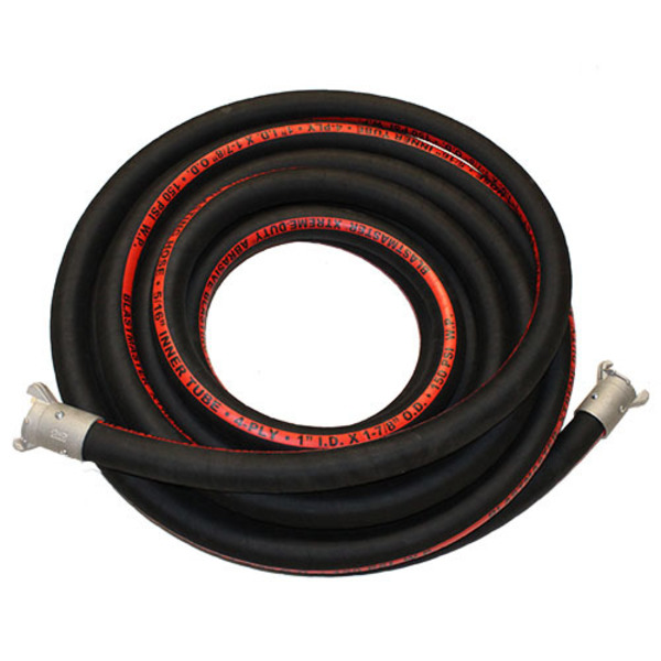 Marco 1-1/4" ID Aluminum Coupled Blastmaster® Xtreme-Duty® Blasting Hose - 50' 10BH114XAC